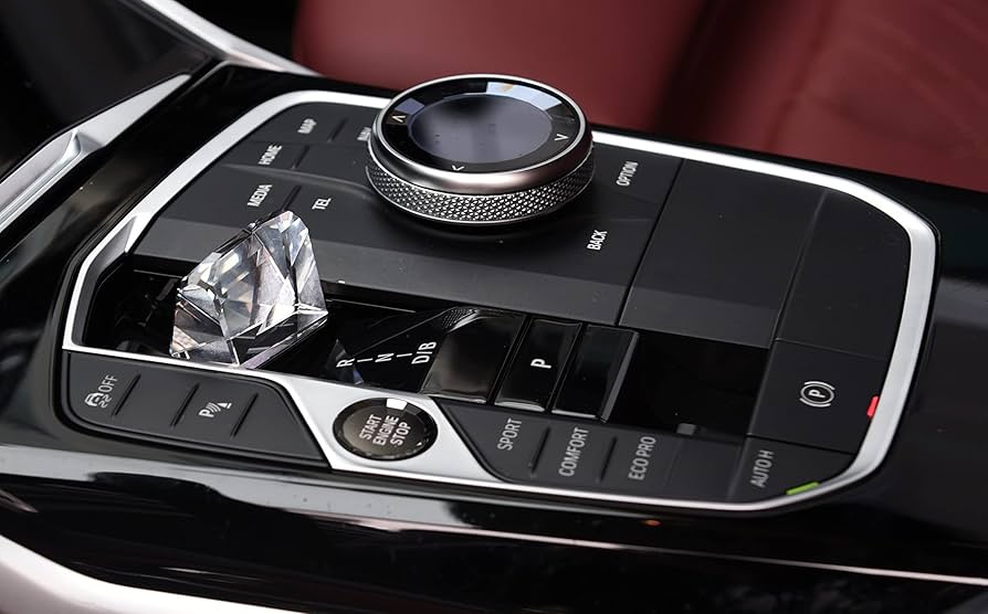 BMWクリスタル シフトノブ、マルチメディアノブ，エンジンスイッチ、VOLノブ Amazon.co.jp: Mankaleilab クリスタルコントロールギア